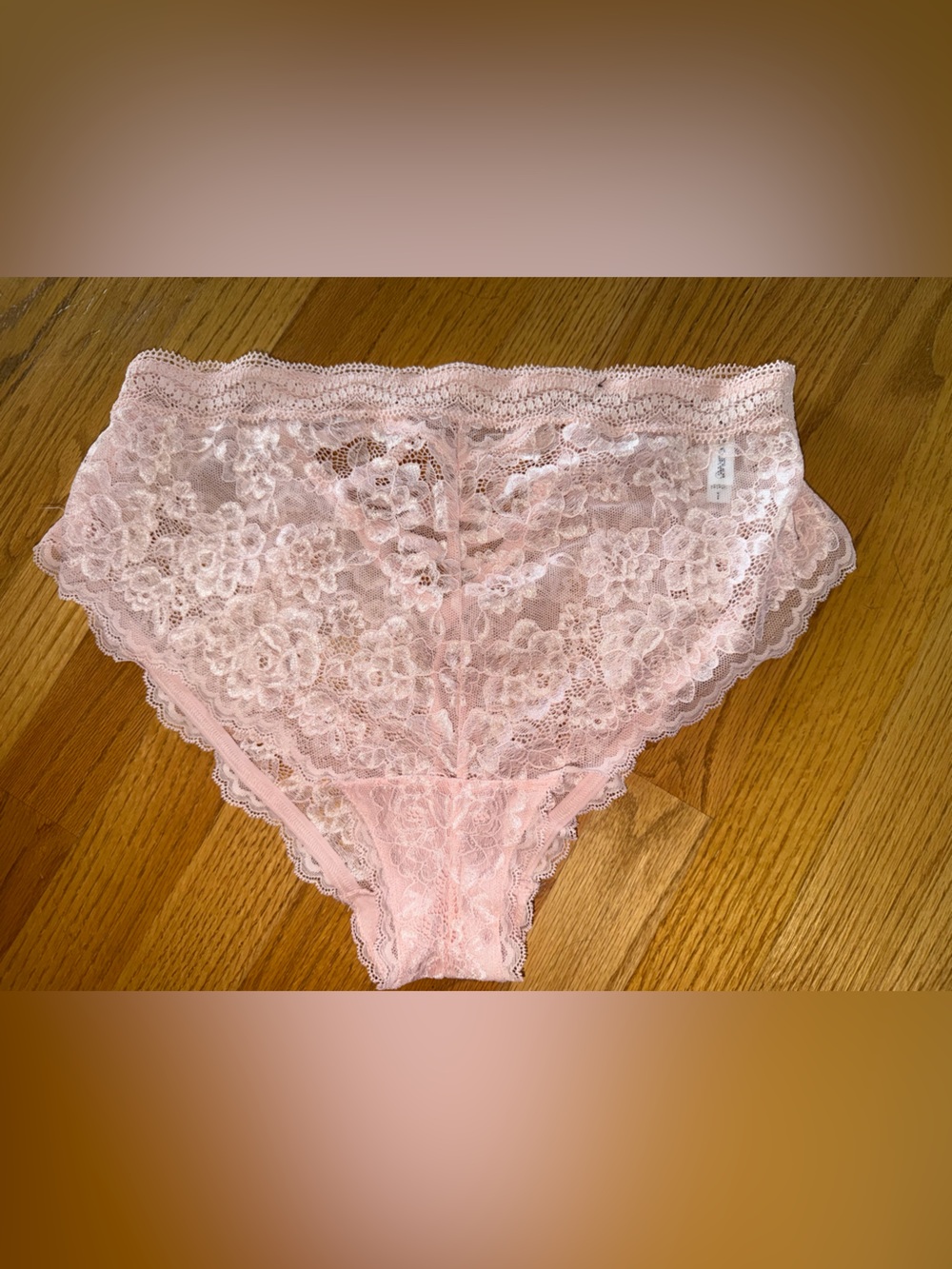 Torrid Curve Lace High-Waist Briefs in Soft Pink NWOT 1X